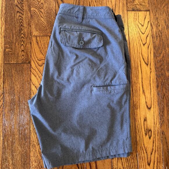 Orvis Mens 36 Blue Gray Shorts Lightweight Quick Dry Pockets Stretch Quick Dry - Picture 7 of 12